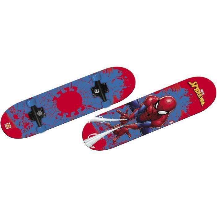 Skateboard - MONDO - Spider-Man - 80 x 20 cm - Red / Blue