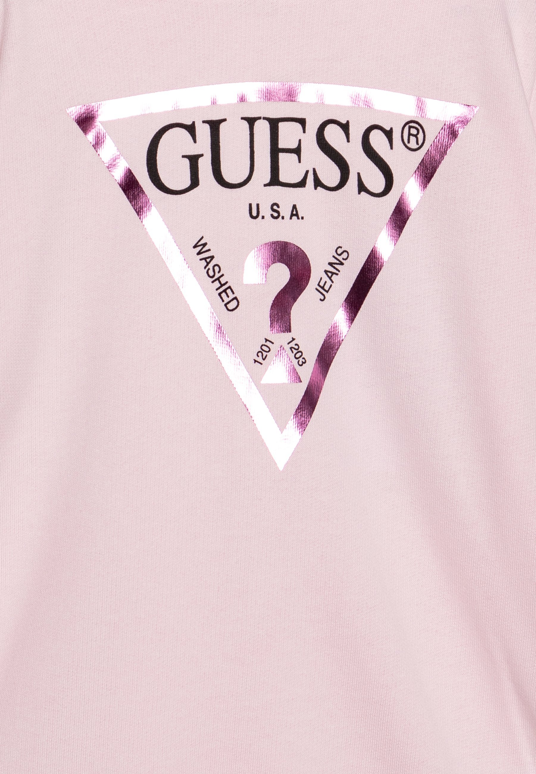 Guess JUNIOR HOODED CORE - Sweatshirt - balletroze