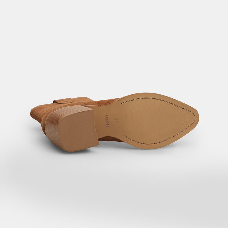Damskie skórzane kowbojskie buty