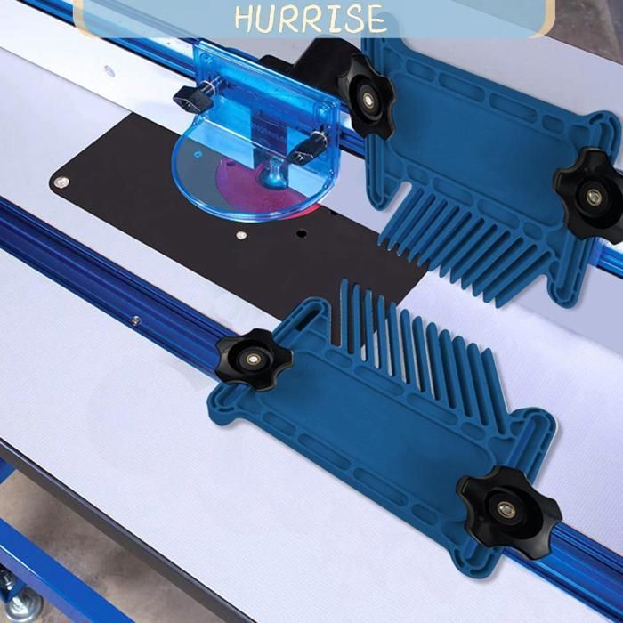 Piastra di guida in PP 166x110 mm, 2 pezzi, piastra di guida per sega da banco, supporto per sega a nastro