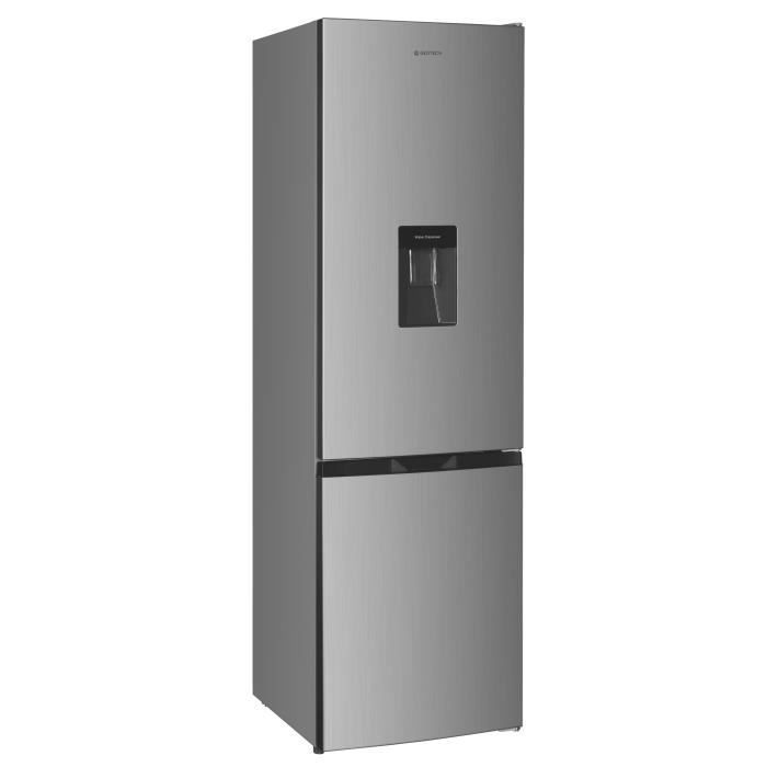GEDTECH Kühl-/Gefrierkombination – GCB262SL Silber – 262 l Nutzinhalt – Gefrierfach unten – Energieeffizienzklasse E