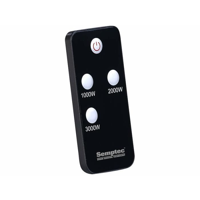 Buitenverwarming met stralingselement - IRW-3100 - 3000 W - Zwart - Infrarood - Verstelbare thermostaat