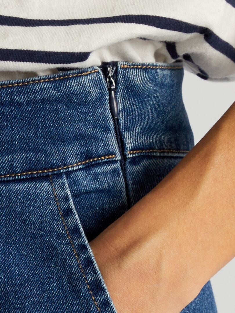 Calça jeans de perna larga 'JDY' - AZUL