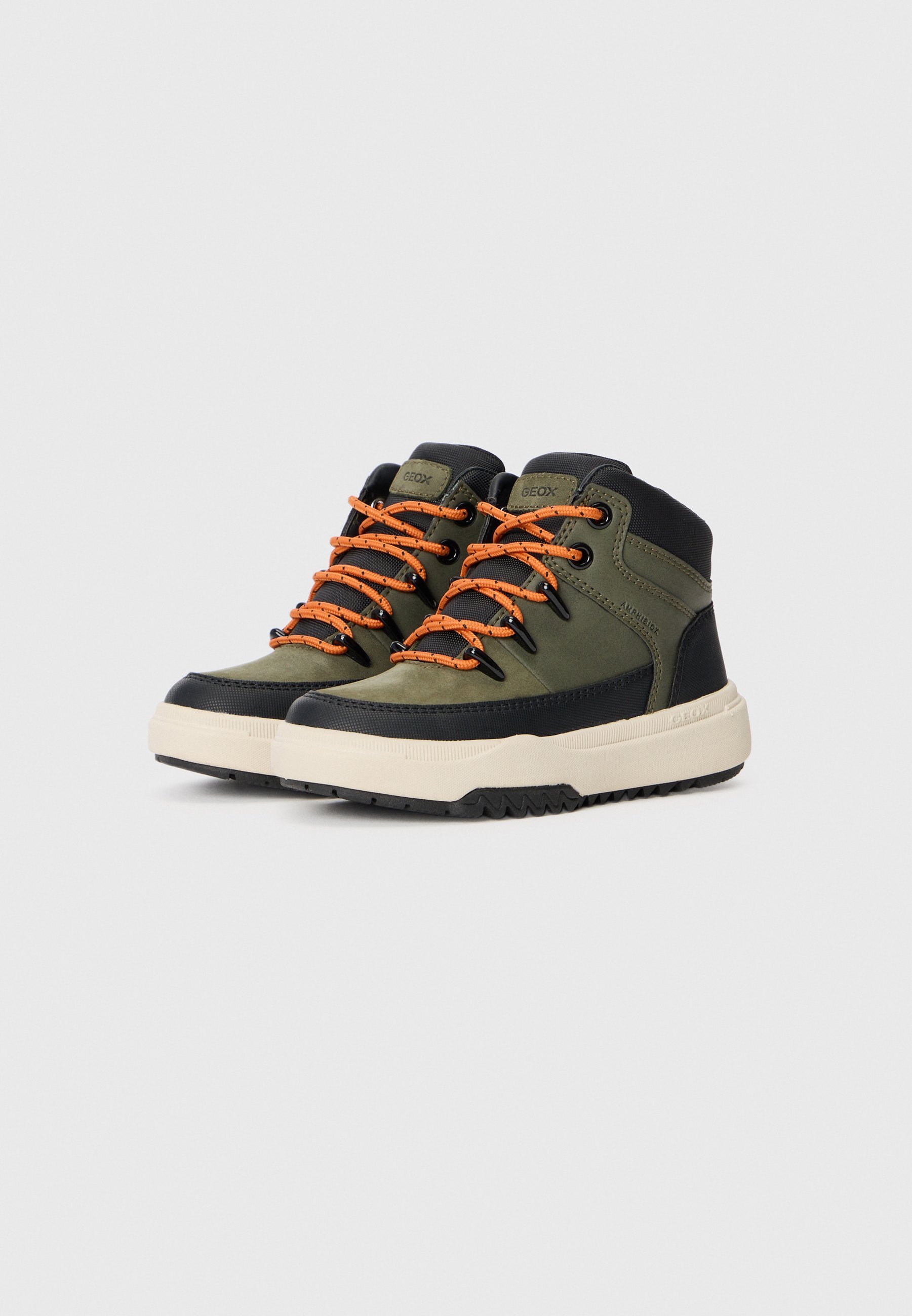 Geox BUNSHEE B - Stivaletti stringati - stile militare