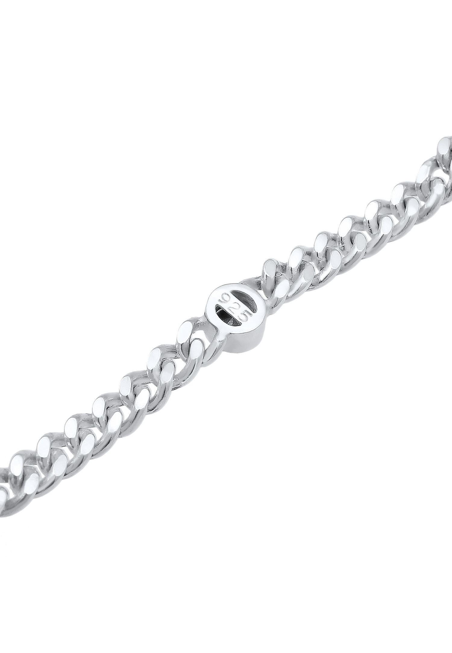 Elli PREMIUM Panzerkette Basic Kristalle 925 Silber
