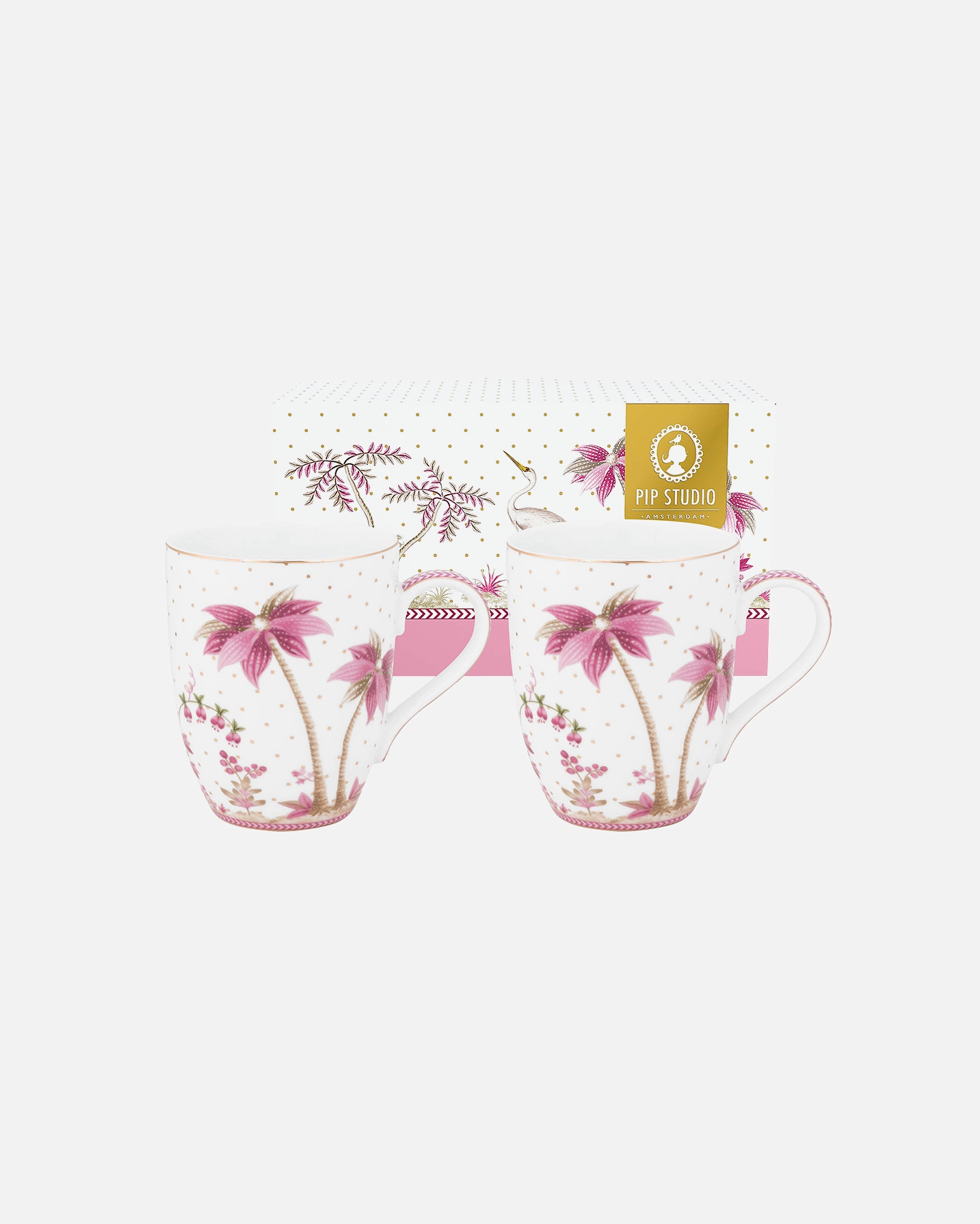 Mug PIP Studio « Jolie Heron », lot de 2 – 1 pièce