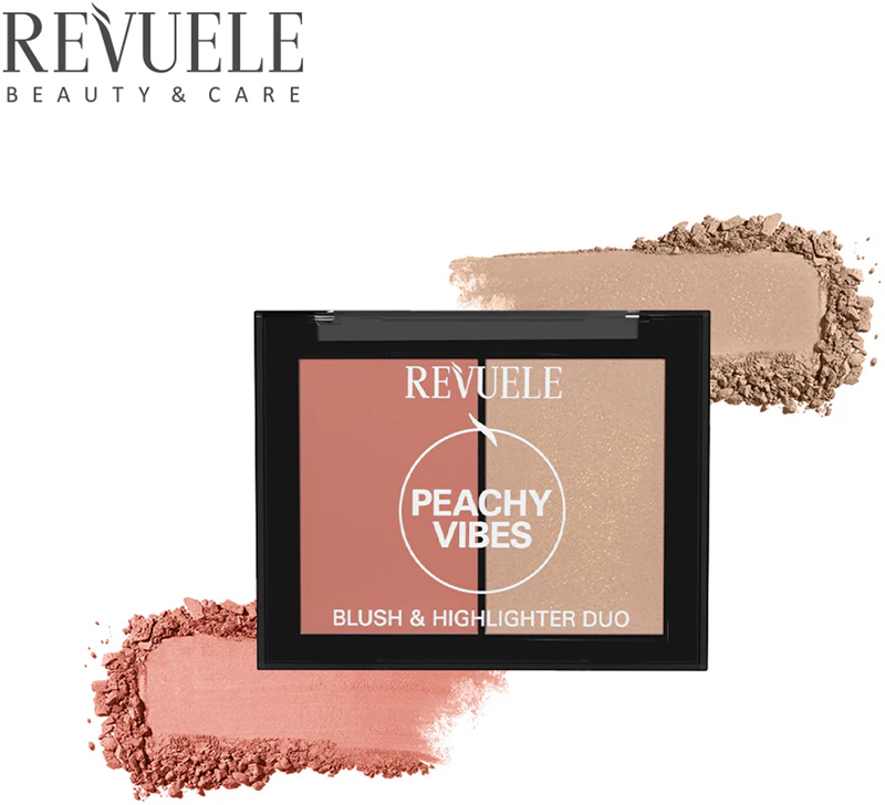 Duo de Blush e Iluminador Revuele