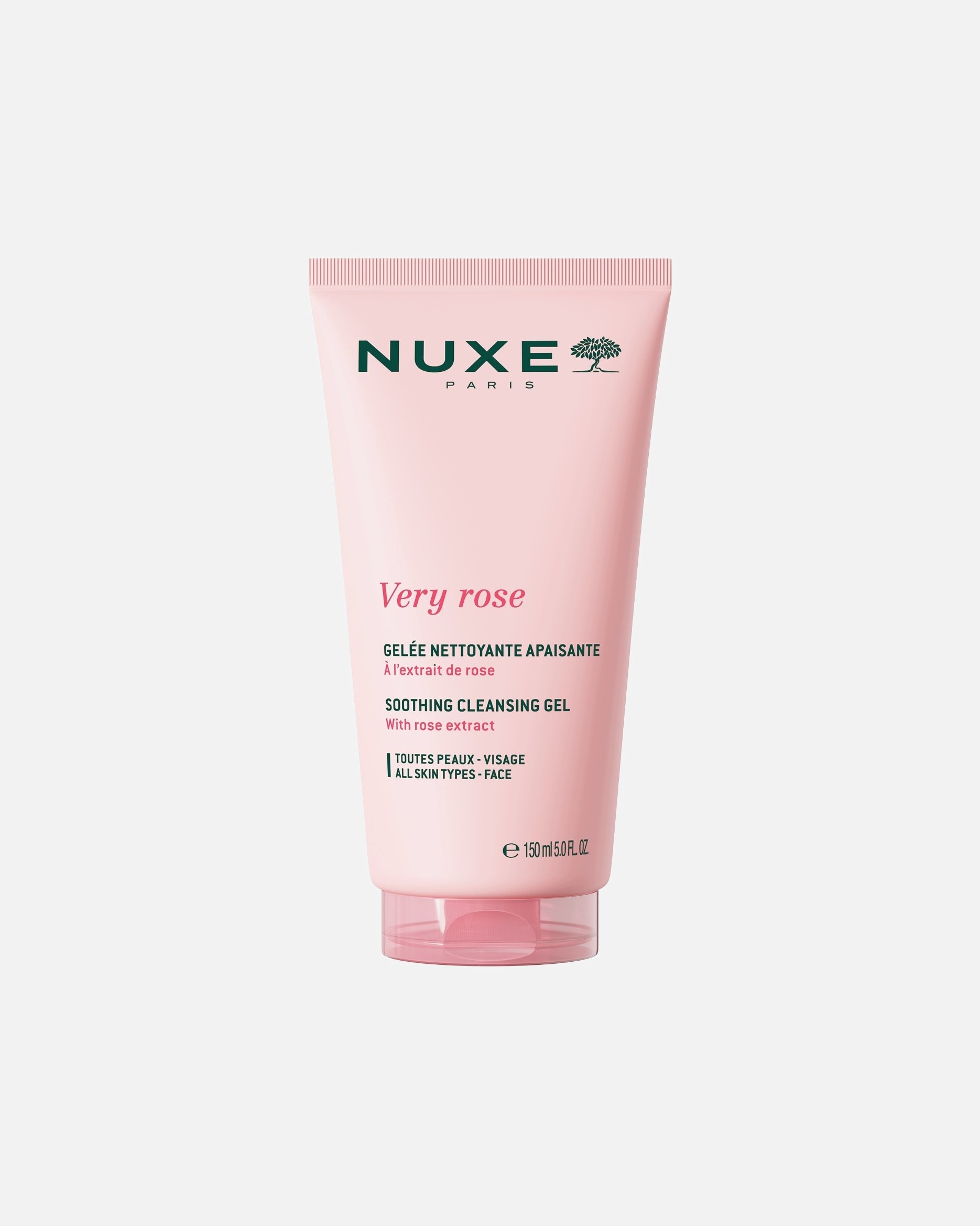 NUXE Skincare умирујући гел за чишћење са укусом руже - 150 мл