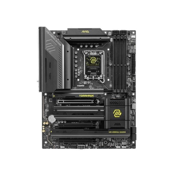 Motherboard - MSI - MAG Z890 TOMAHAWK WIFI - Wi-Fi 7, 5G LAN, Thunderbolt, PCIe 5.0, Intel Core Ultra