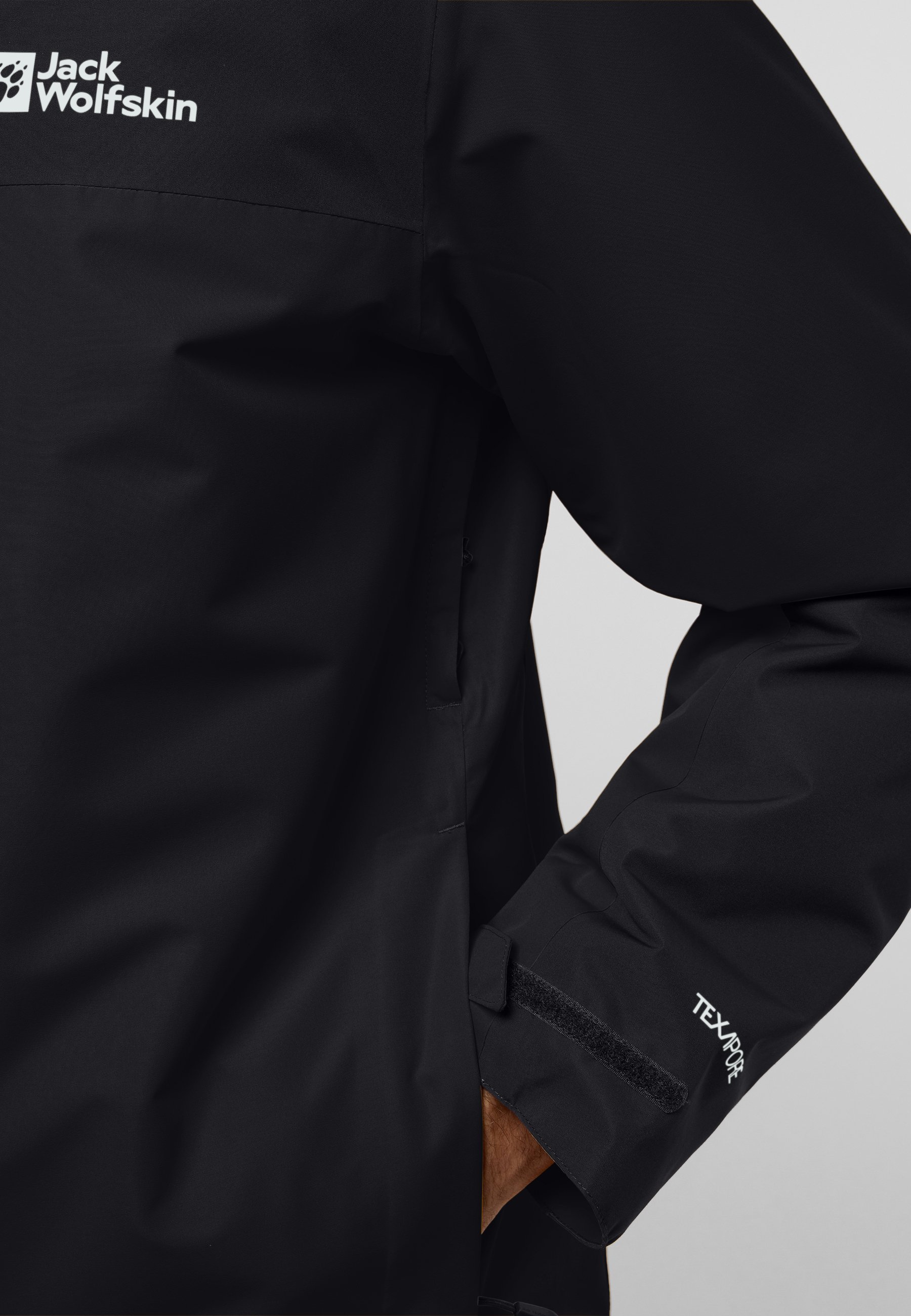 JASPER 3IN1 - Nepromokavá bunda - black