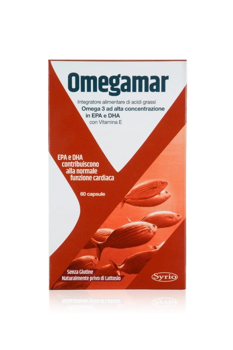 SYRIO Omegamar 60 capsules Complément alimentaire à base d'EPA et de DHA