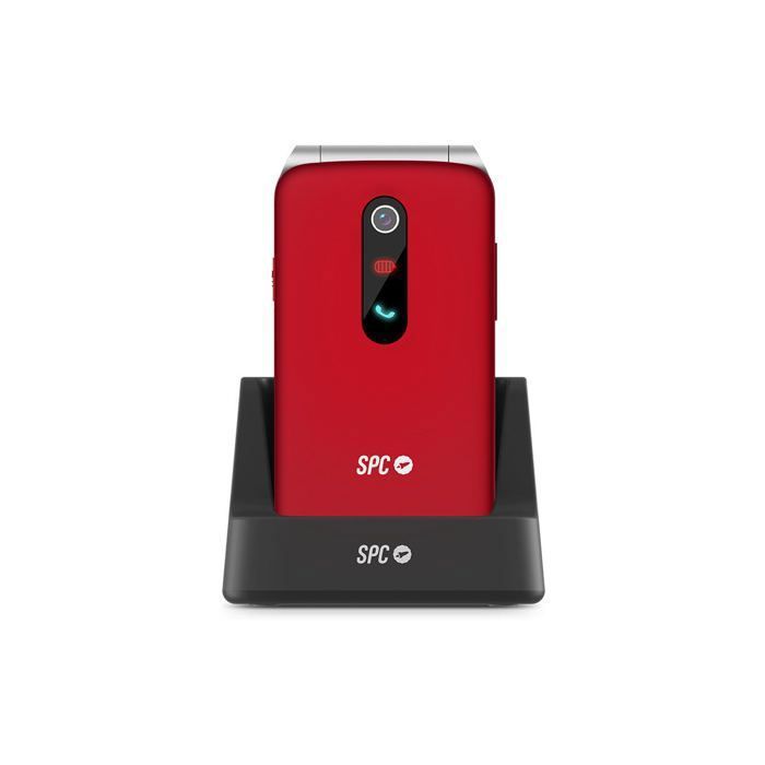 Téléphone portable pour senior (clapet) -  SPC STELLA 3 - Grandes touches - Bouton SOS - 4G VoLTE