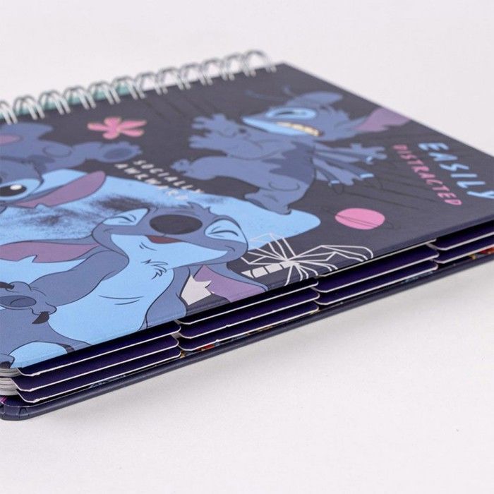 Agenda semanal - Disney - Stitch - 12 separadores - 255 pegatinas