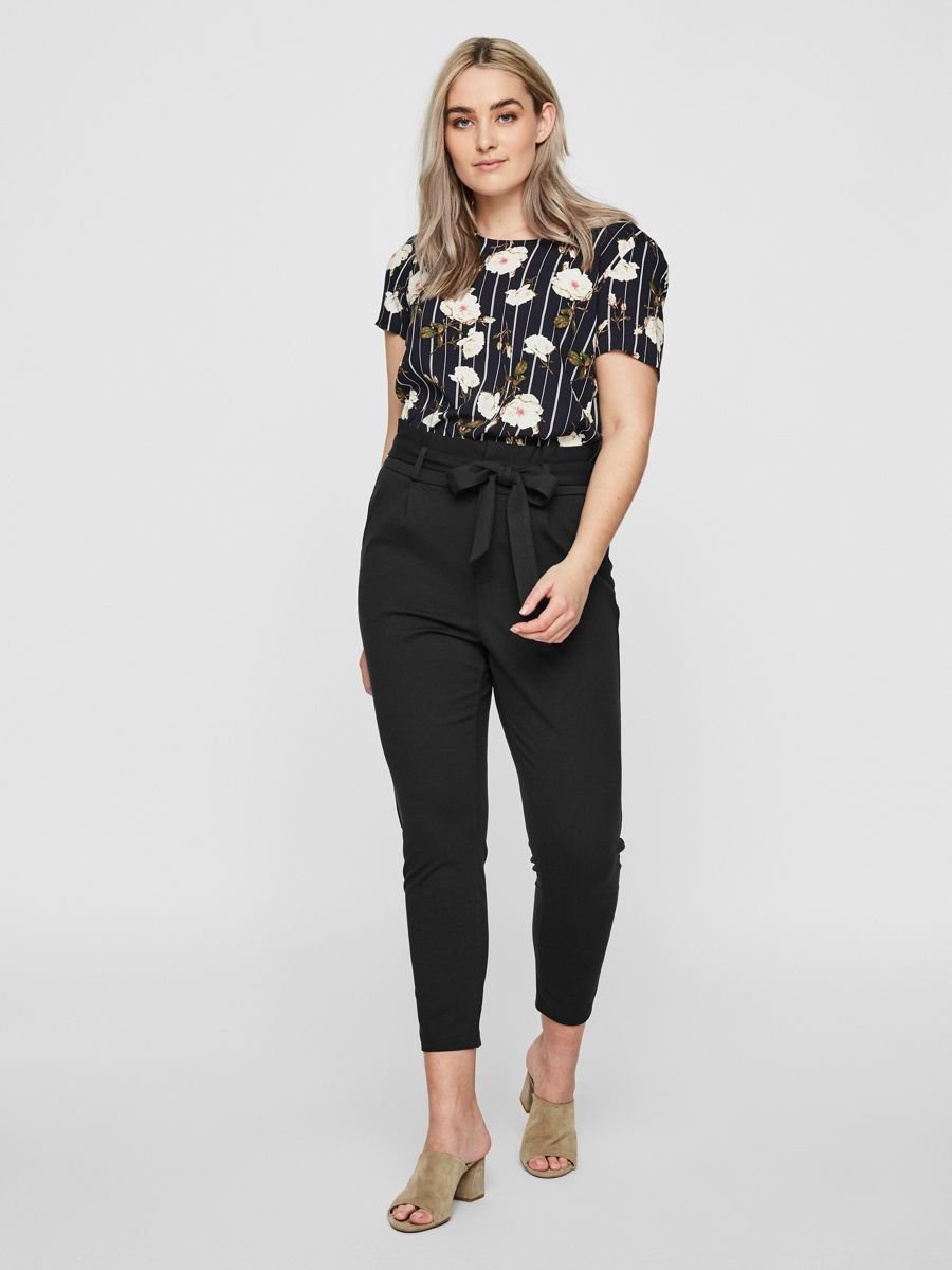 Vero Moda Curve Broek - zwart