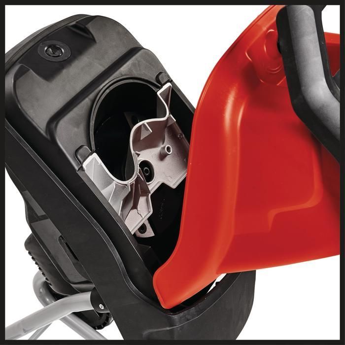 Trituradora de jardín Einhell GC-KS 2540 con cuchillas (2500 W, 3800 rpm). Incluye bolsa recolectora de 55 L.