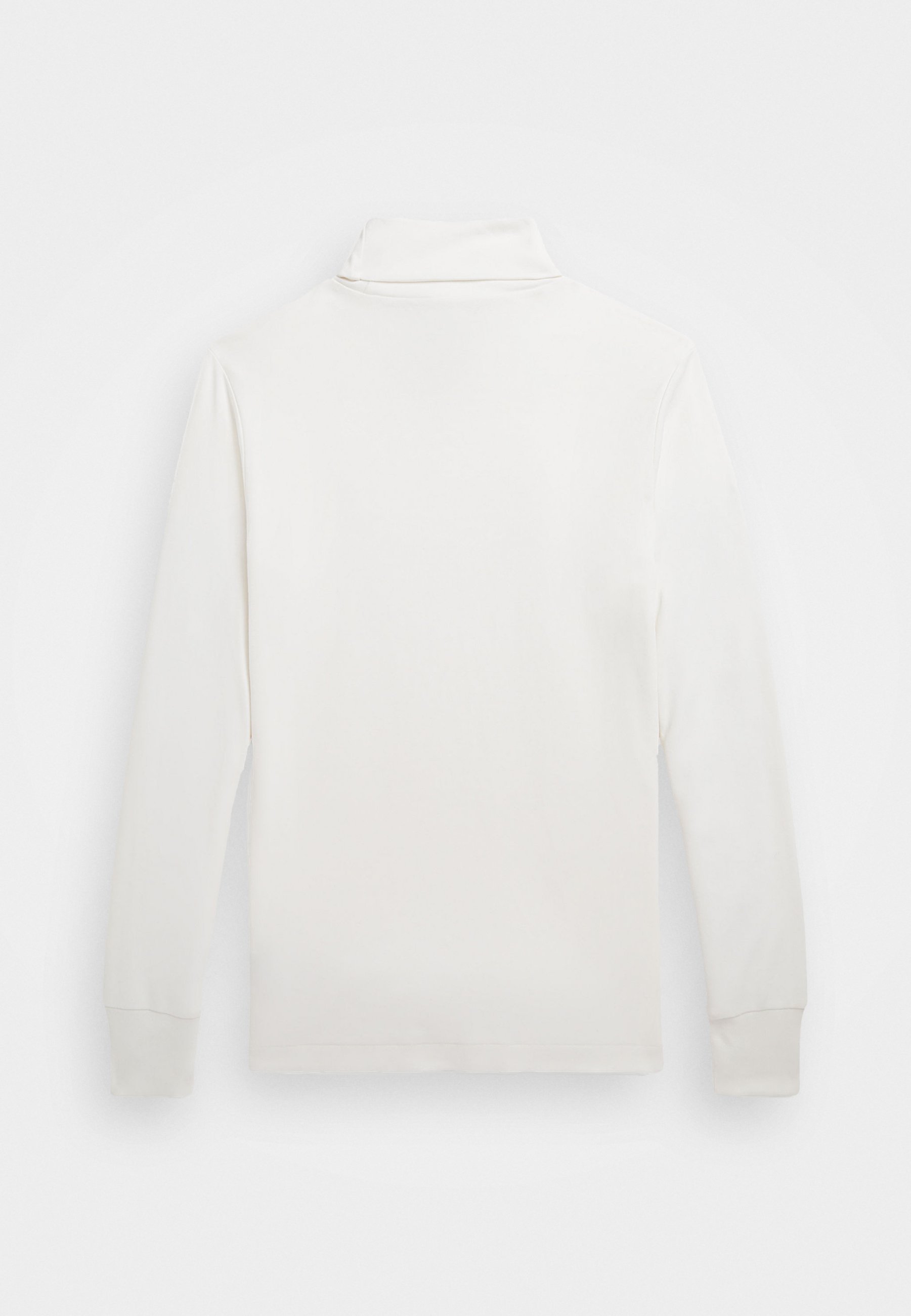 Polo Ralph Lauren COTTON INTERLOCK ROLL NECK - Bluzka z długim rękawem - biały deckwash