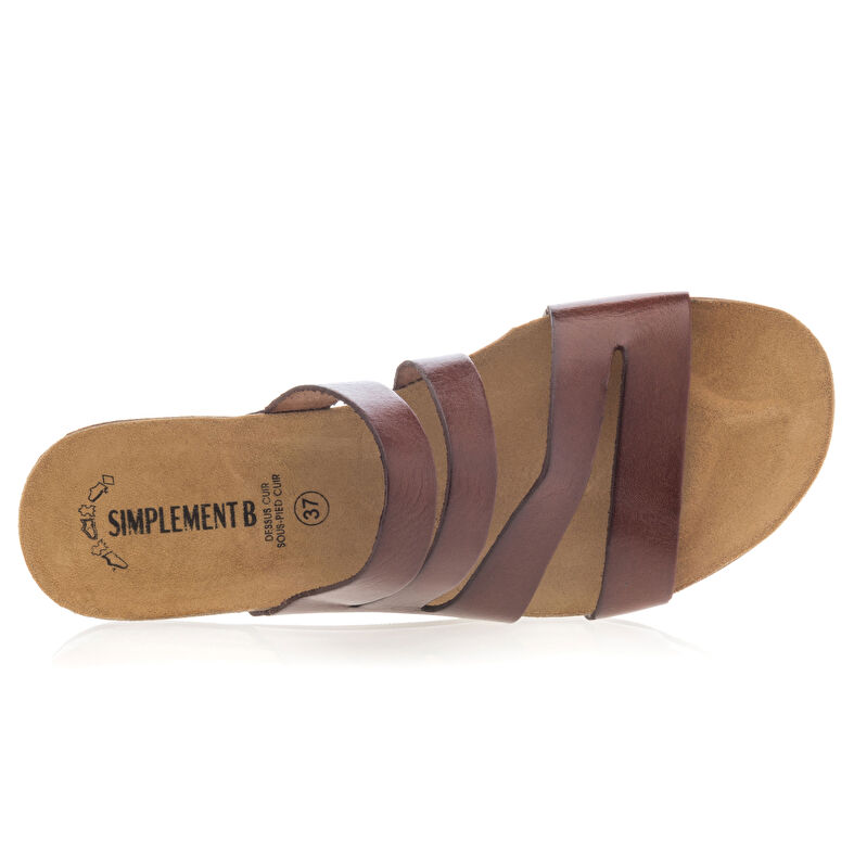 Women's Brown Mules/Clogs