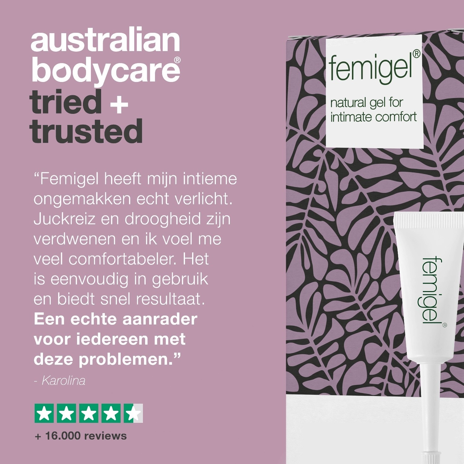 Australian Bodycare Femigel dodatak za njegu – 5 ml