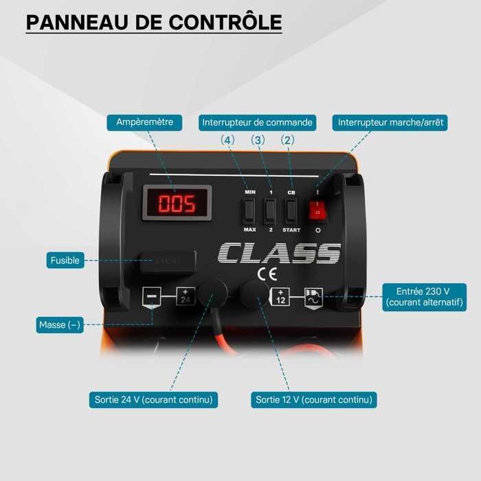 Wiltec Boost 430 12V/24V batterilader