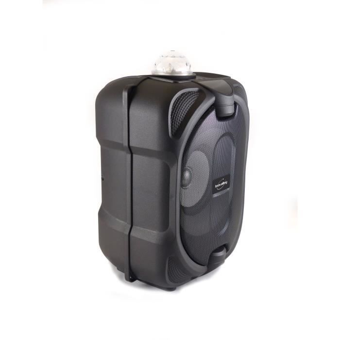 Bluetooth speaker with light-up karaoke system - INOVALLEY - DANCE CUBE 44 - 150W - LED kaleidoscope effect
