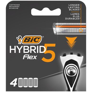 Bic Hybrid Handle Blad Refill Set 5 Flex 4 st 4 st