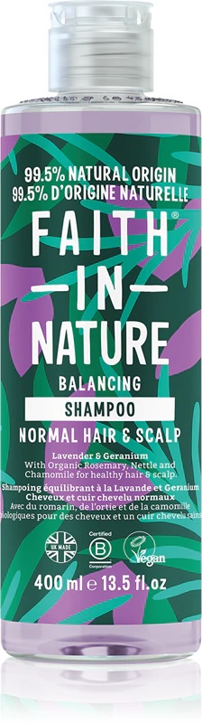 Naravni šampon Faith In Nature Lavender & Geranium za normalne do suhe lase