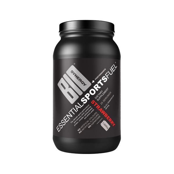 Bio-Synergy Essential Sports Fuel -Mansikka- 1,065 kg | Terveys | Superdrug