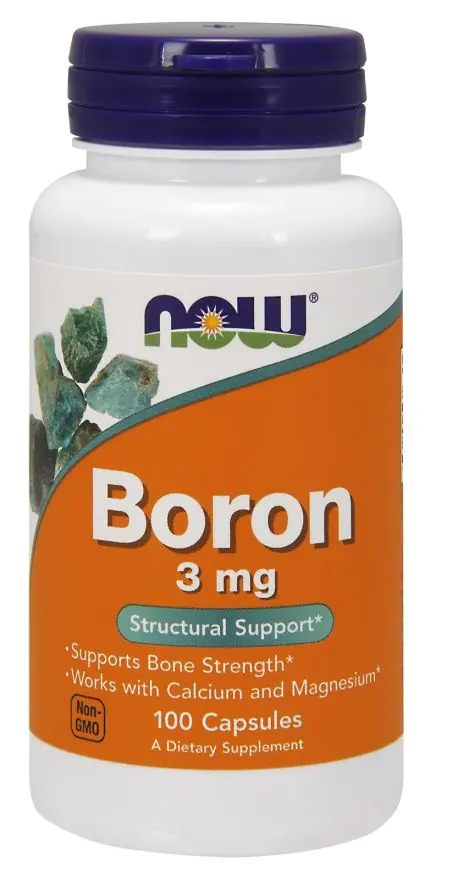 Now Foods Boron 3 mg, Kapsułki