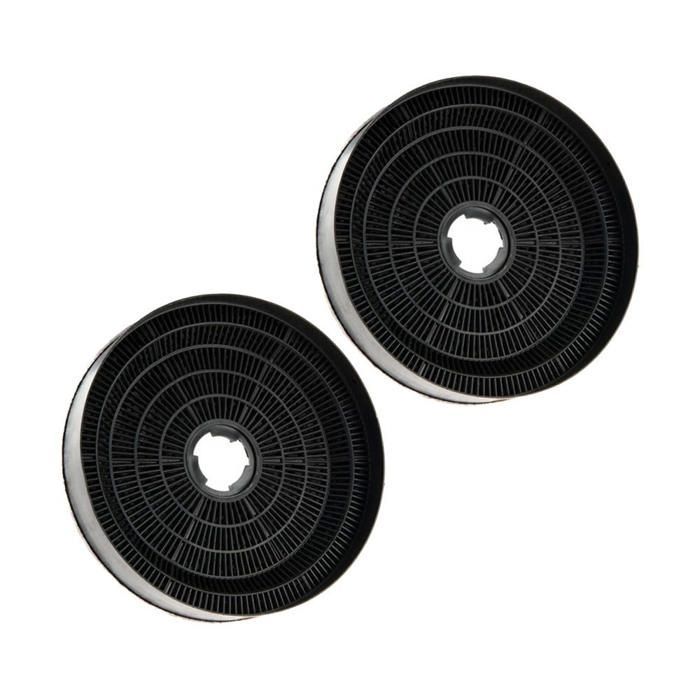 AllSpares Carbon Filter (2 pcs.) for cooker hoods - Suitable for Candy KFC6918 / 35602061 and Airlux CR390 (Ø170x35mm)