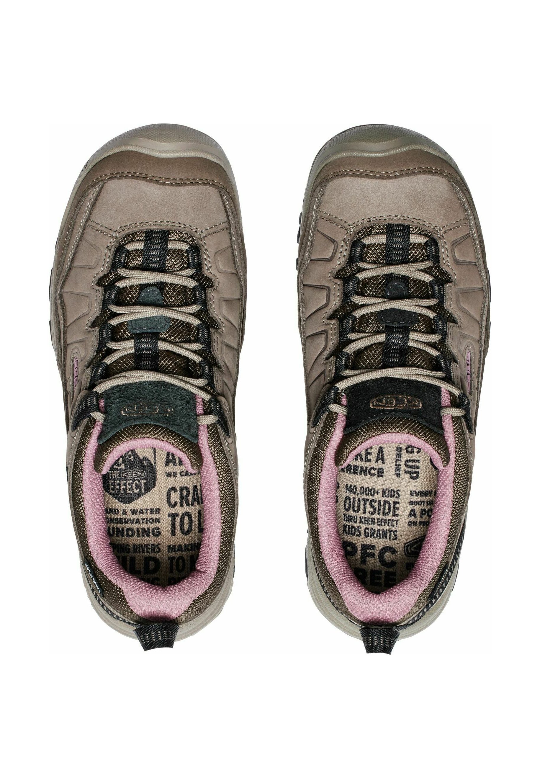 Keen TARGHEE - Chaussures de randonnée - marron gris rose