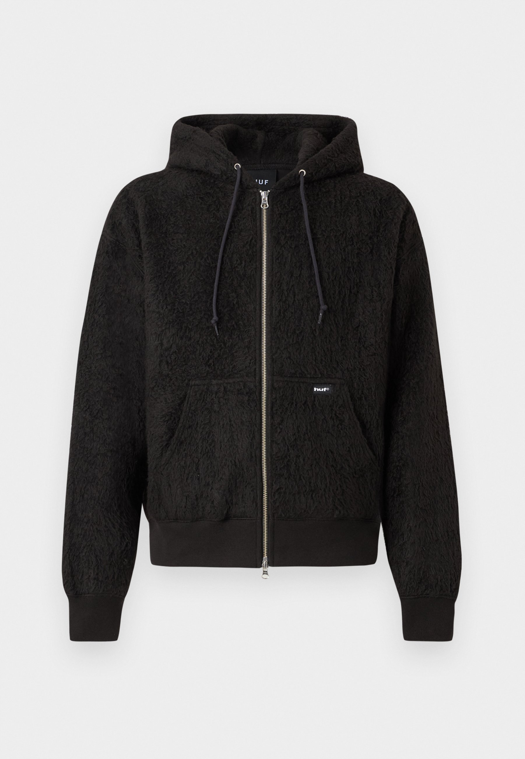 HUF CORSO HOODIE UNISEX - Bluza rozpinana - czarna