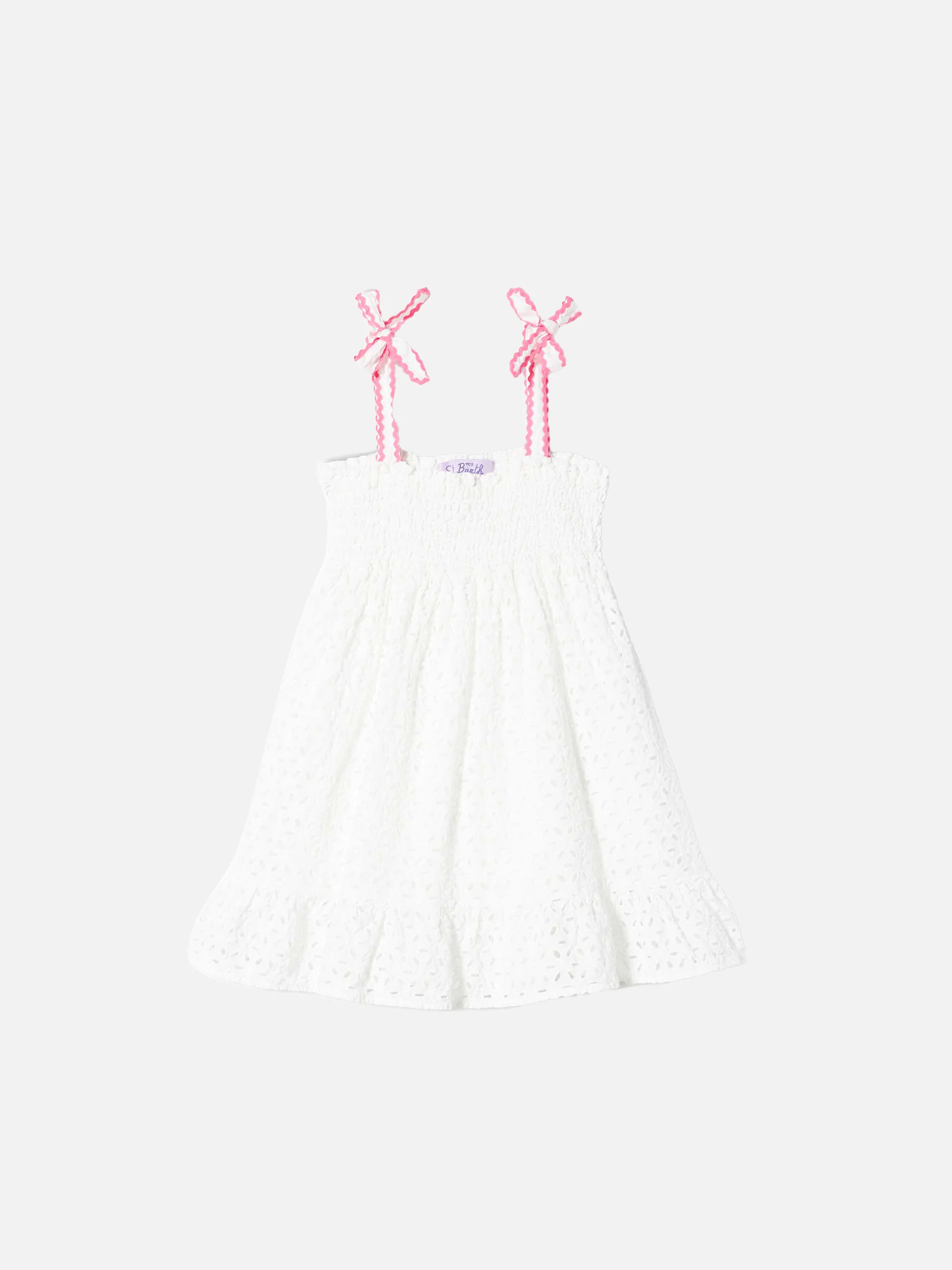 Abito da bambina Sangallo bianco