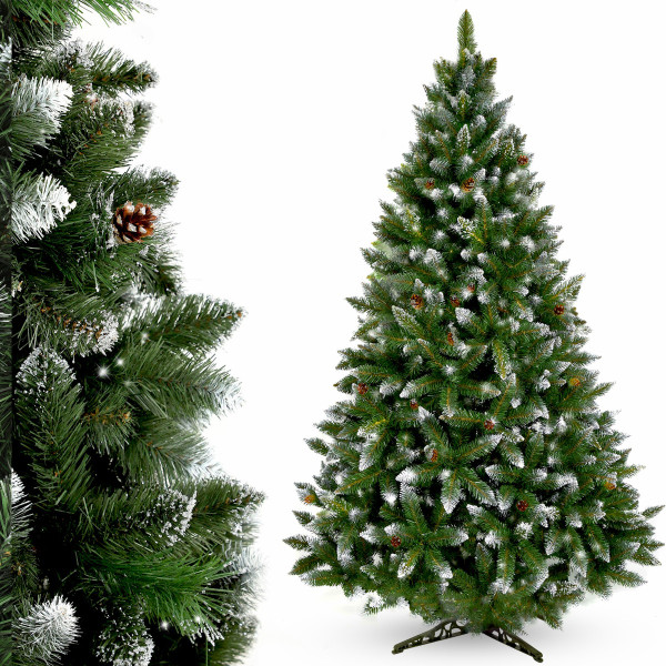 Choinka sztuczna Diamentowa 220 cm Premium Piękna