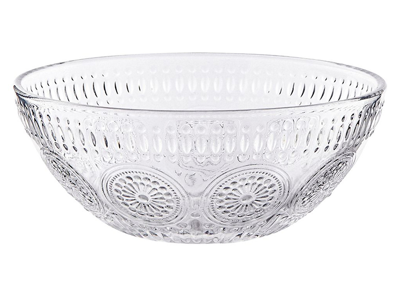 Salaterka Daisy szklana 13 cm transparentna