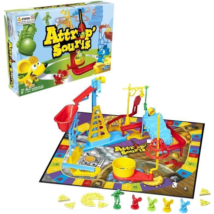 Mousetrap, Children's Board Game, Board Game, Ages 6+, Hasbro Gaming