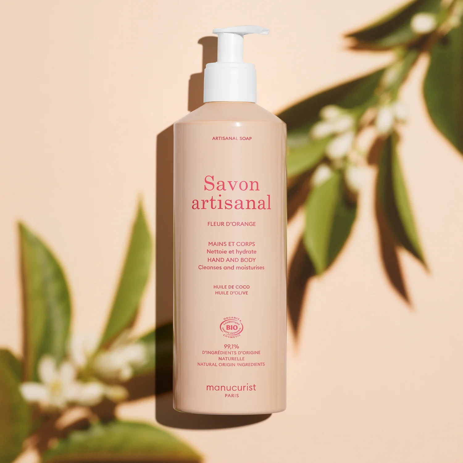 Soins - 500 ml Savon Artisanal Parfum Fleur d'Orange - 500ml
