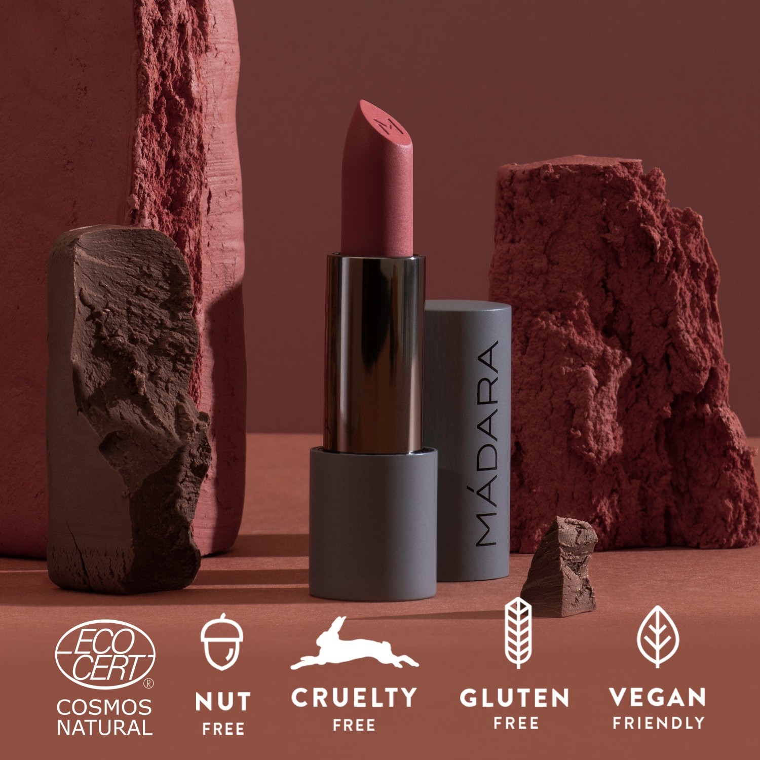 MÁDARA Læbestift Makeup VELVET WEAR Matte Creme - 3,8 g