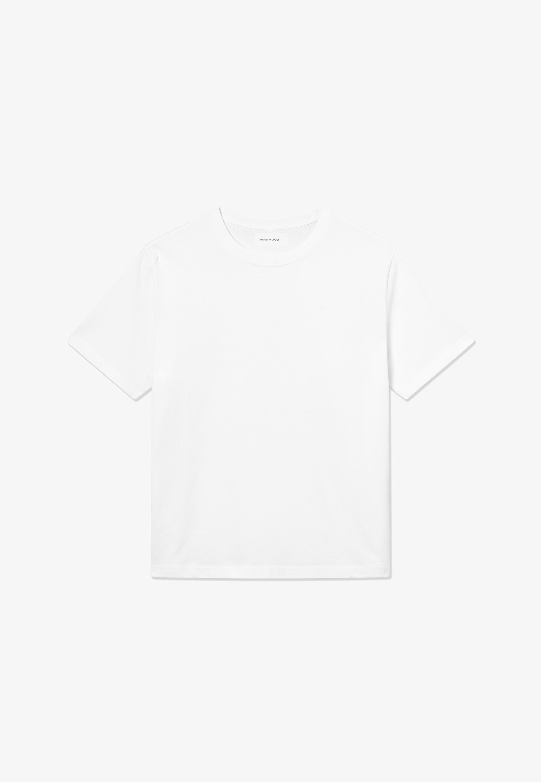 T-shirt basic WOOD WOOD - bianco brillante