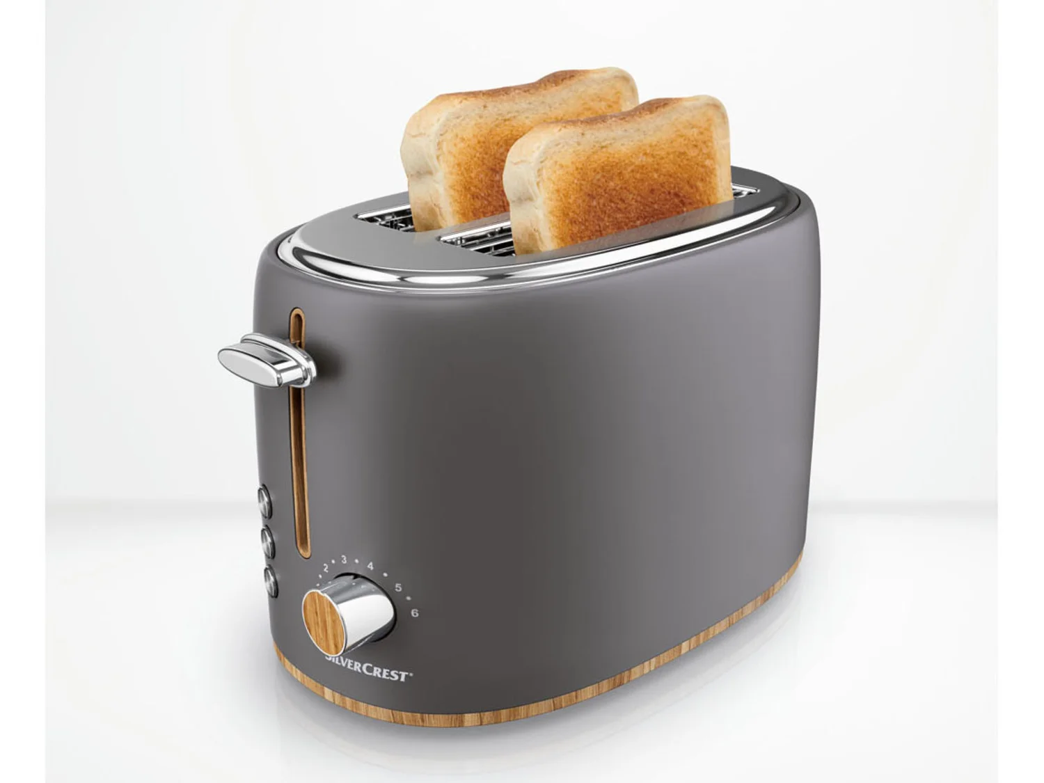SILVERCREST® KEUKENGEREEDSCHAP »STH 900« broodrooster met verwarmingselementen in houtlook