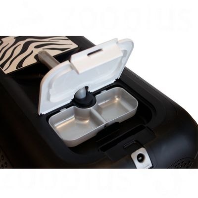 Catit Voyageur White Tiger Haustiertransportbox – Schwarz