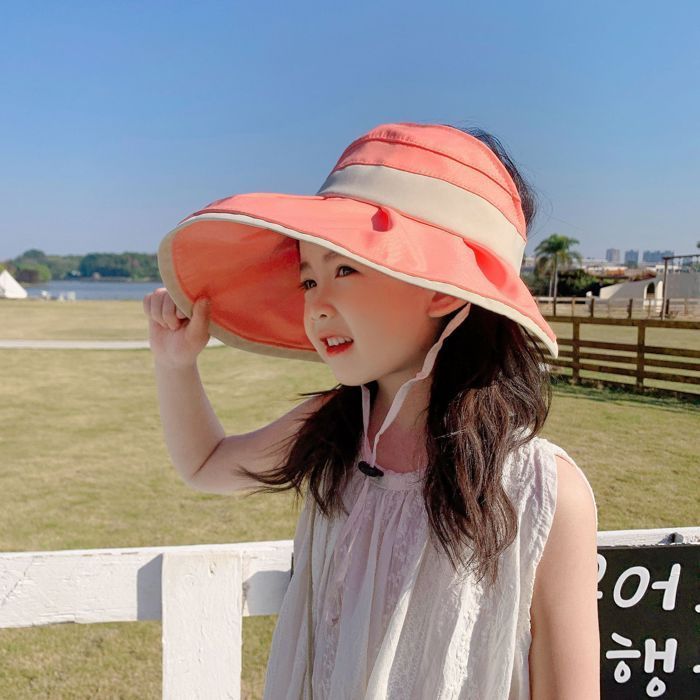 Conjunto de sombrero para niñas FUNMOON: Sombrero de paja + Bolso bonito para viajes al aire libre, playa y chanclas Panamá con girasoles - 336131