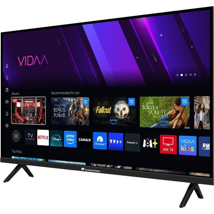 CONTINENTAL EDISON - CELED32SVHD26B6 - TV LED HD da 32'' (80 cm) - SMART VIDEO - 2xHDMI - 2xUSB