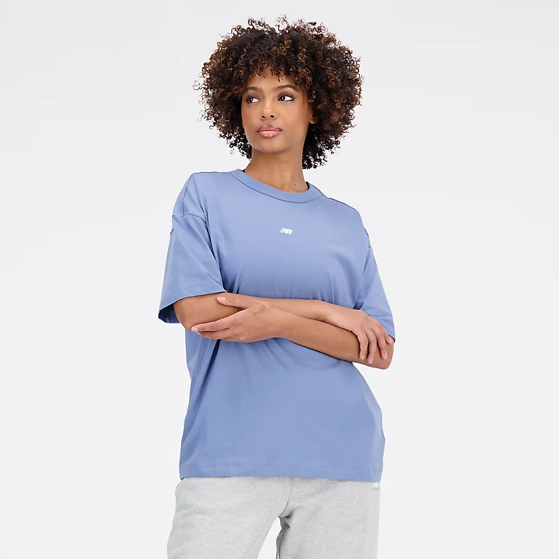 Oversized sport-T-shirt voor dames – MERCURY BLUE