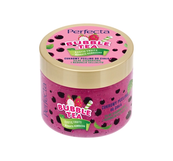 Perfecta Bubble Tea peeling do ciała Exotic Fruits   herbata Kombucha 300g