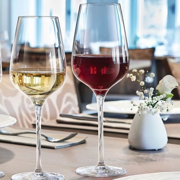 6 Sublym Weingläser (35 cl) – Chef & Sommelier – Ultra-elegantes Kristallglas in Profiqualität