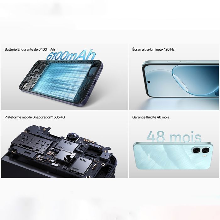 4G-Smartphone – OPPO A6x – 4 GB RAM – 128 GB – 6,75