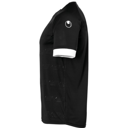 Maillot Division II à manches courtes Noir/blanc Uhlsport
