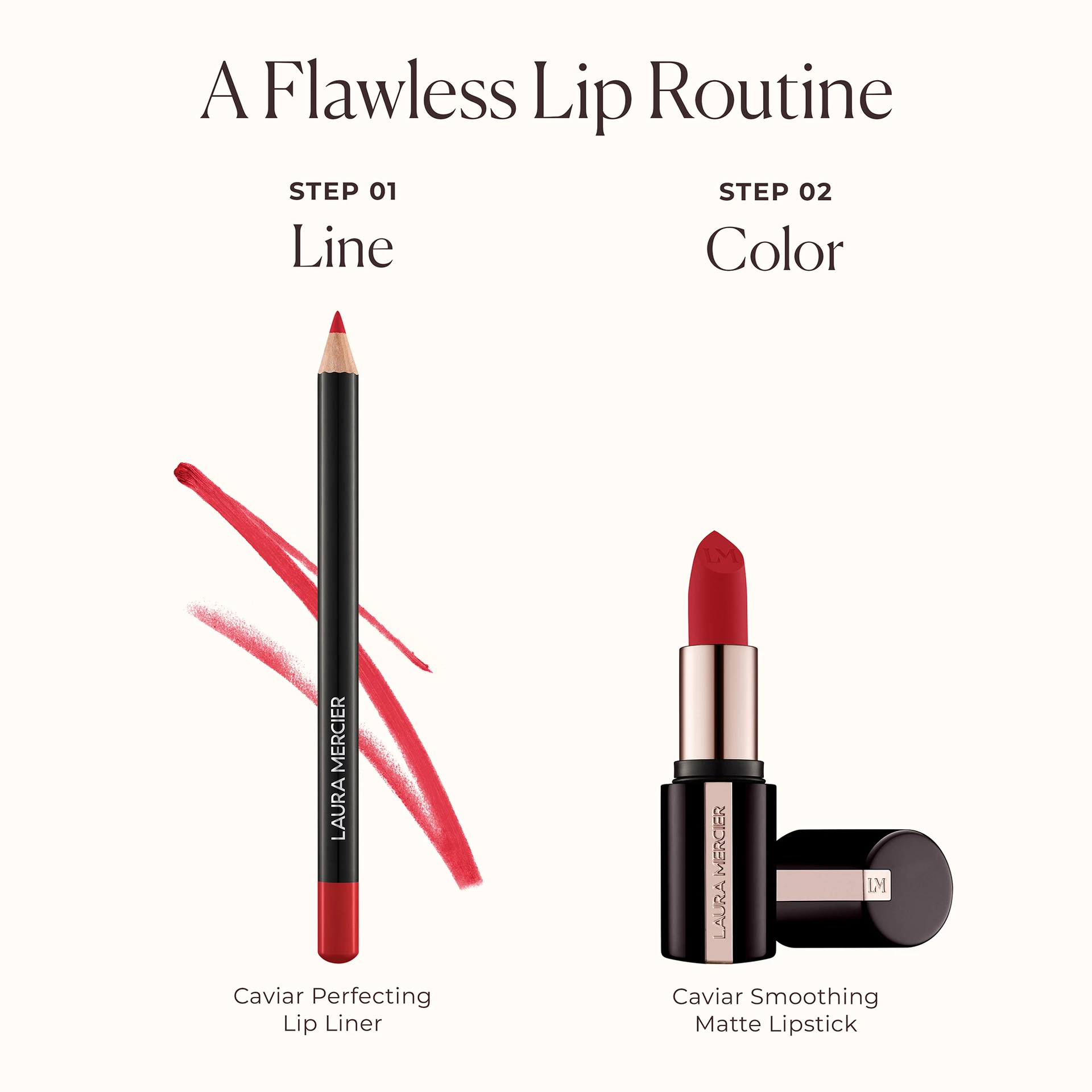 Refill pentru ruj mat Caviar Smoothing 888 Coral Velour - Laura Mercier