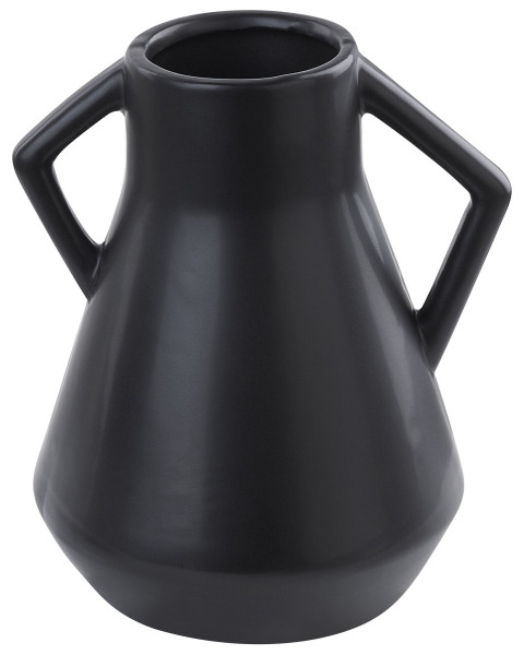 Wazon na kwiaty minimalistyczny czarny