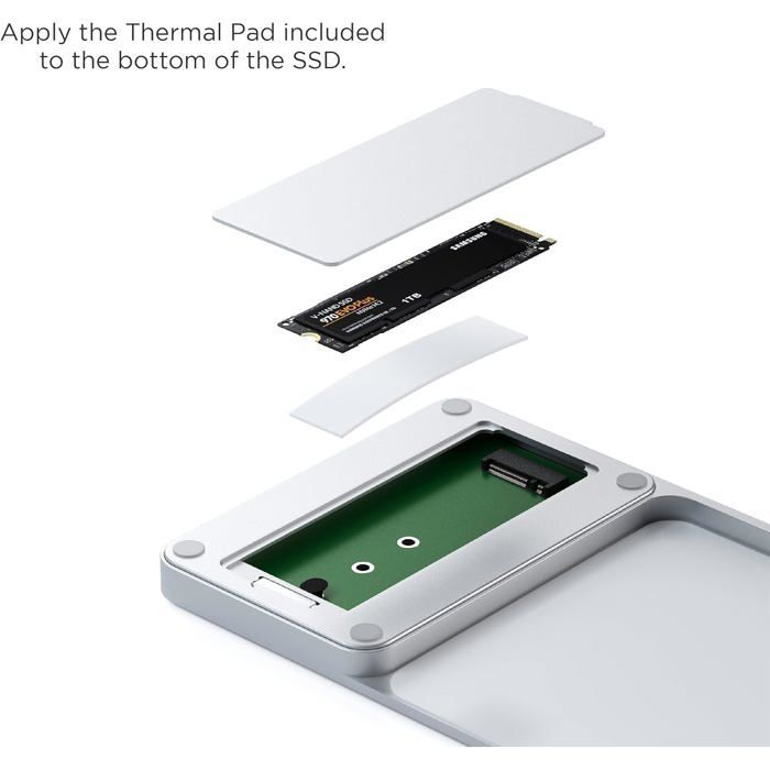 Dock USB-C - Satechi - iMac 24 - Ultra-fin - 6 Ports - Design élégant